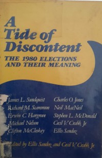 Image of A tide of discontent: the 1980 elections and their meaning