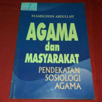 Image of Agama dan masyarakat