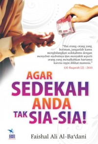 Image of Agar sedekah anda tak sia-sia!