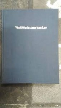 Image of Who's who in american law