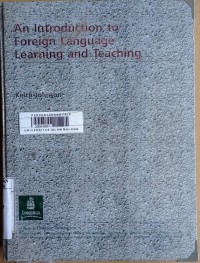 Image of An introduction to foreign language learning and teaching