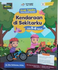 Image of Anak takdim takwa mandiri merdeka: kendaraan di sekitarku (usia 5-6 tahun)