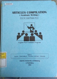 Image of Article compilation: academic writing