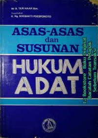 Image of Asas-asas dan susunan hukum adat