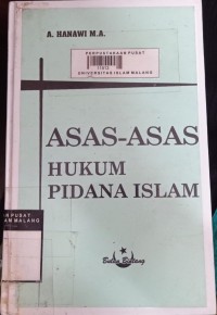 Image of Asas-asas hukum pidana Islam