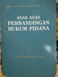 Image of Asas-asas perbandingan hukum pidana
