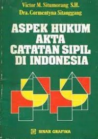 Image of Aspek hukum akta catatan sipil di indonesia