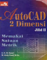 Image of Autocad 2 dimensi jilid II