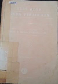 Image of Azas-azas hukum perjanjian