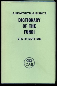 Image of Ainsworth & bisby's dictionary of the fungi