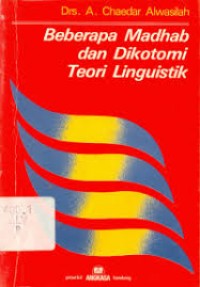 Image of Beberapa madhab dan dikotomi teori linguistik
