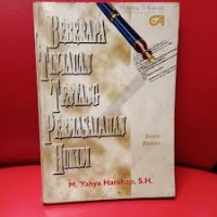 Image of Beberapa tinjauan tentang permasalahan hukum buku kedua