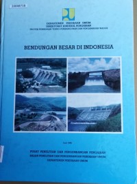 Image of Bendungan besar di Indonesia