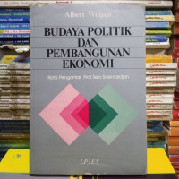 Image of Budaya politik dan pembangunan ekonomi
