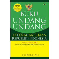 Image of Buku undang undang ketenagakerjaan republik Indonesia