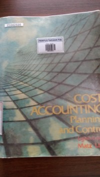Image of Cost accounting planning and control