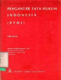 Image of Pengantar tata hukum indonesia