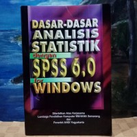 Image of Dasar-dasar analisis statistik dengan SPSS 6.0 for windows