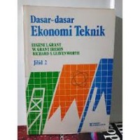Image of Dasar-dasar ekonomi teknik (jilid 2)
