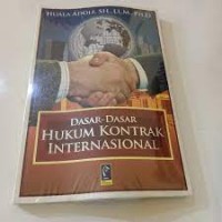Image of Dasar-dasar hukum kontrak internasional