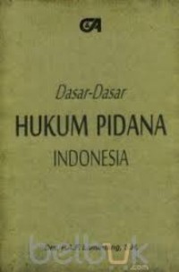 Image of Dasar-dasar hukum pidana Indonesia