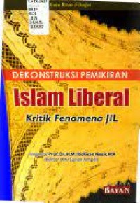 Image of Dekonstruksi pemikiran Islam liberal