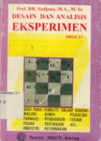 Image of Desain dan analisis eksperimen