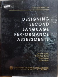 Image of Designing second language performance assessments
