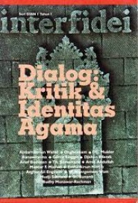 Image of Dialog : kritik & identitas agama