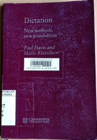 Image of Dictation--new methods, new possibilities