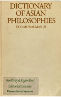 Image of Dictionary of Asian philosophies