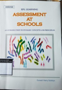 Image of Efl learning assessment at school: an introduction to its basic conceots and principles