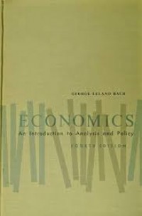 Image of Economics (an introduction to analysis and policy)