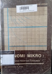 Image of Ekonomi mikro: perilaku harga pasar dan konsumen