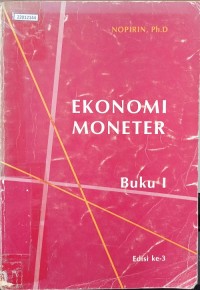 Image of Ekonomi moneter (buku I)