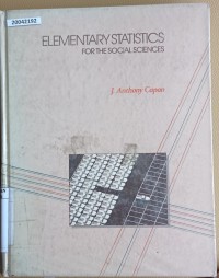 Image of Elementary statistics for the social sciences