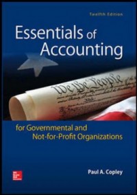 Image of Essentials of accounting for governmental and not-for-profit organizations