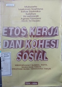 Image of Etos kerja dan kohesi sosial