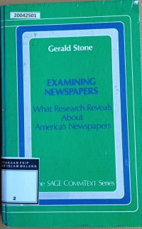 Image of Examining newspapers