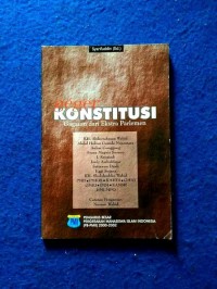 Image of Geger konstutusi : gagasan dari ekstra parlemen