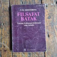 Image of Filsafat batak : tentang kebiasaan-kebiasaan adat istiadat