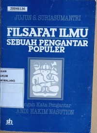 Image of Filsafat ilmu sebuah pengantar populer