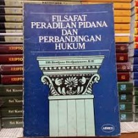 Image of Filsafat peradilan pidana dan perbandingan hukum