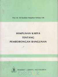 Image of Himpunan karya tentang pemborongan bangunan