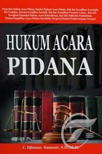 Image of Hukum acara pidana