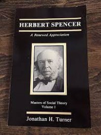 Image of Herbert Spencer : a renewed appreciation