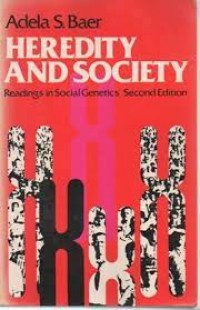 Image of Heredity and society : readings in social genetics