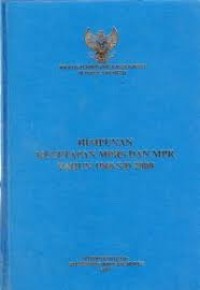 Image of Himpunan ketetapan MPRS dan MPR tahun 1960 s/d 2000