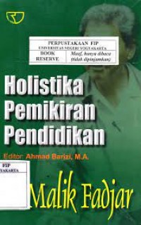 Image of Holistika pemikiran pendidikan
