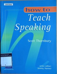 Image of How to teach speaking